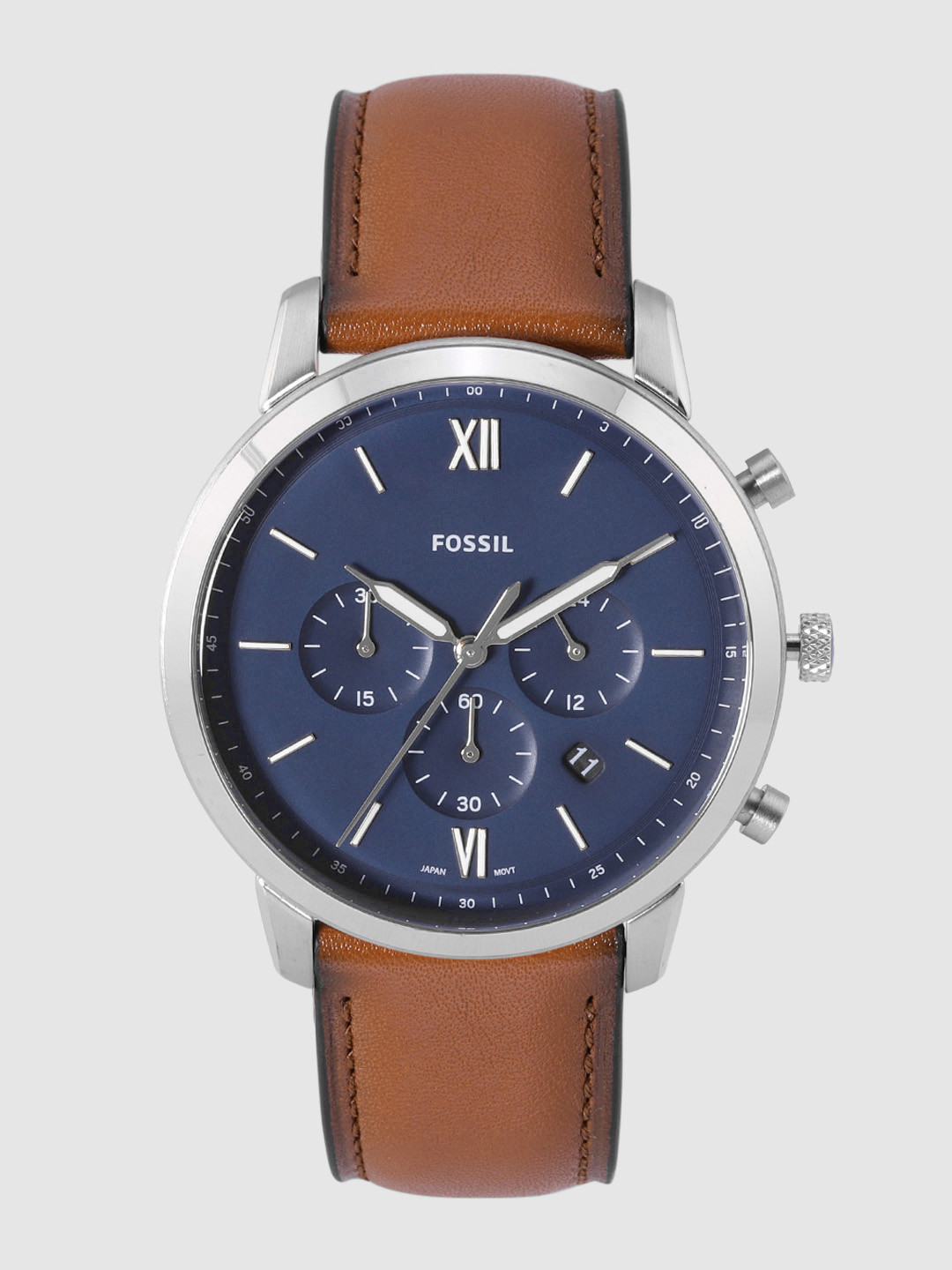 Fossil Men Navy Blue Chronograph Watch FS5453I