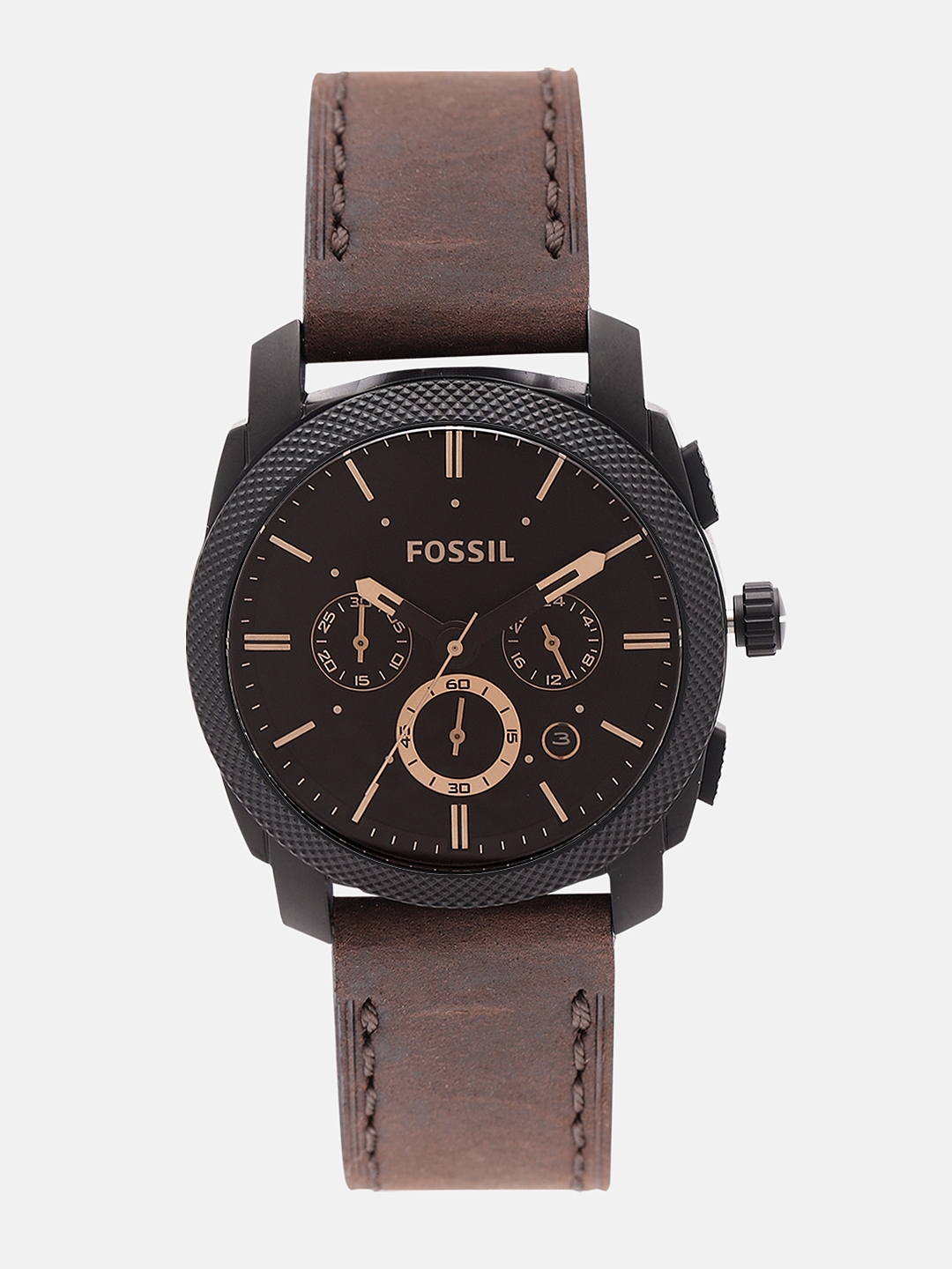 Fossil Men Coffee Brown Analogue Watch FS4656