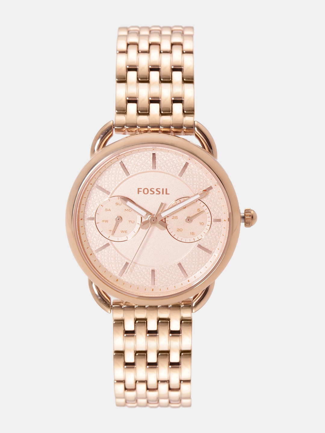 fossil tailor rose gold