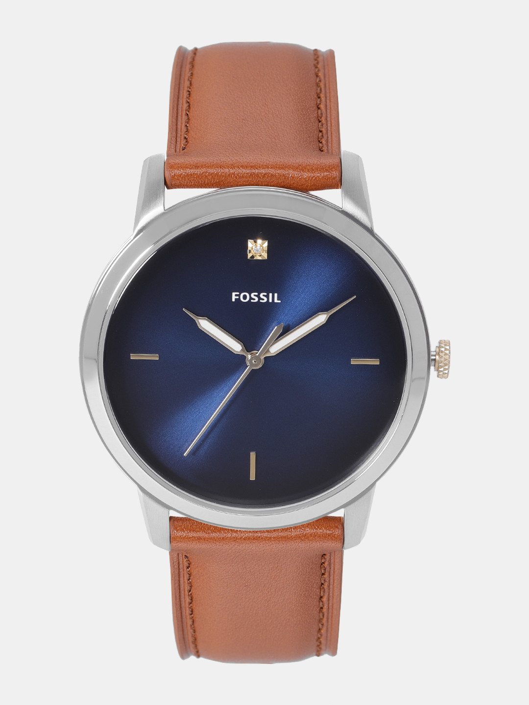 Buy Fossil Men Navy Blue Analogue Watch 