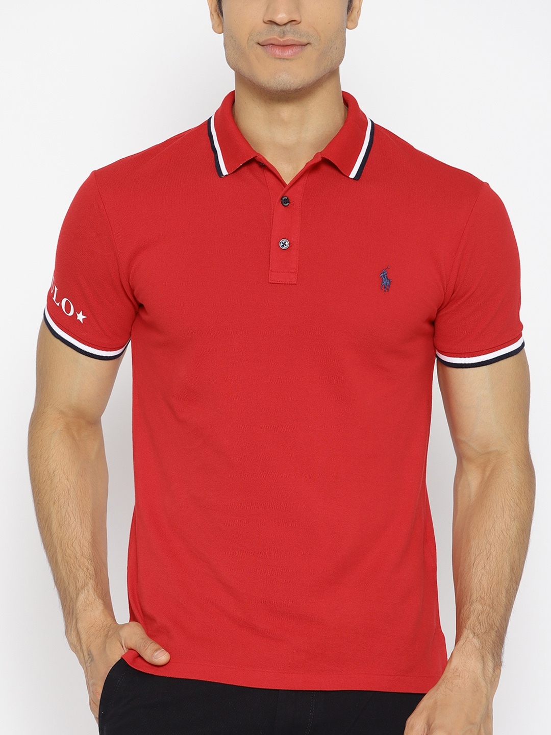 Polo t shirt red sale