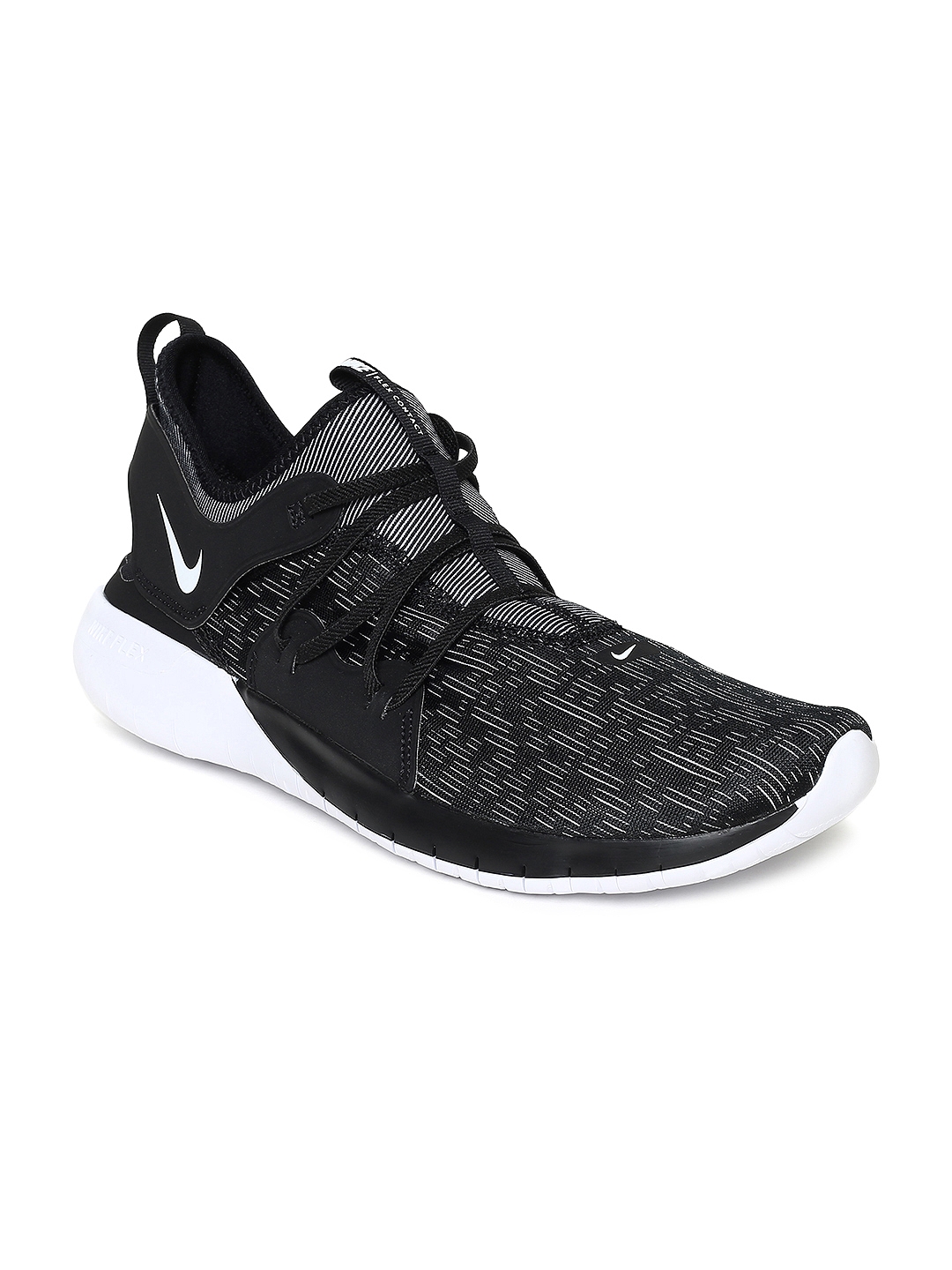 Nike Men Black FLEX CONTACT 3 Running Shoes