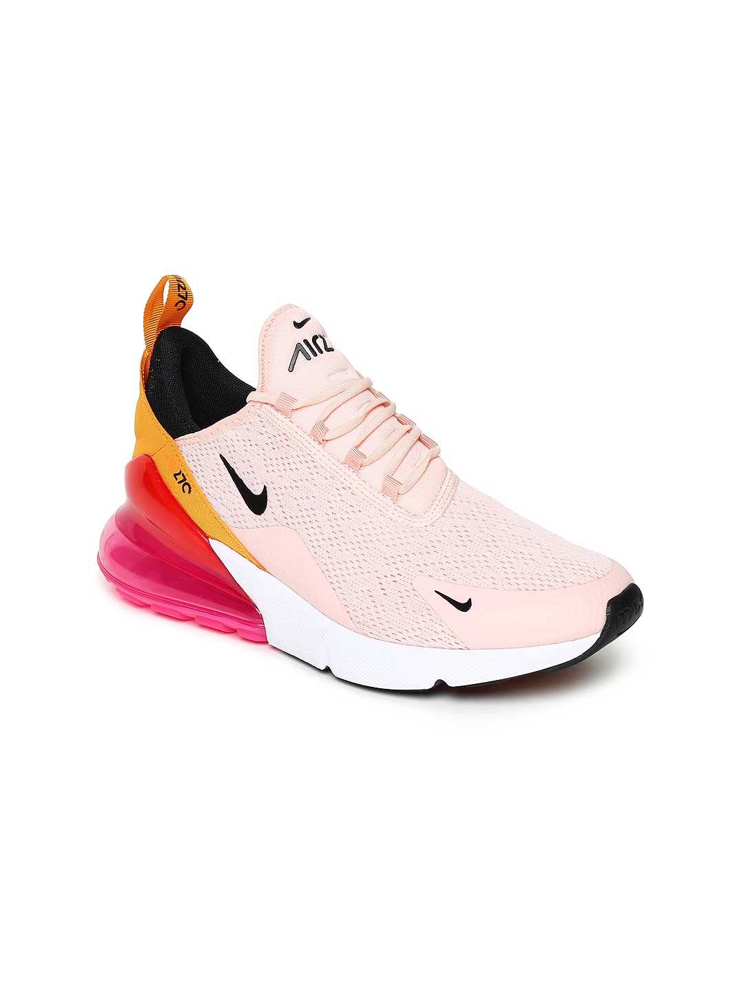 nike women's shoes pink and orange