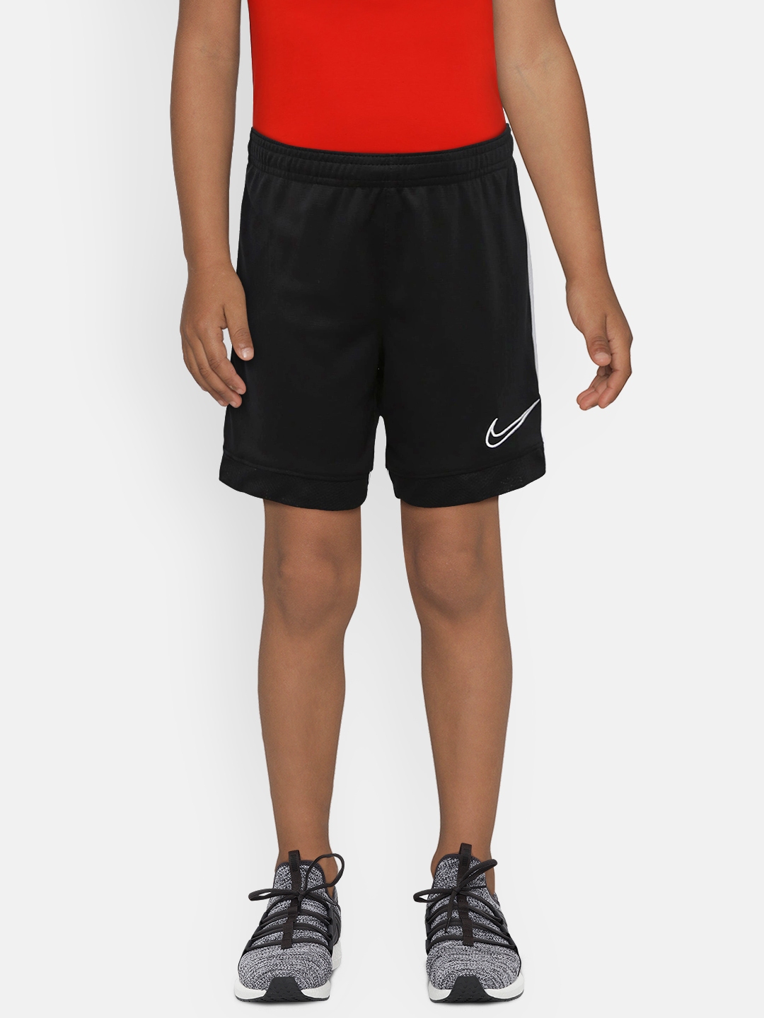 Buy Nike Boys Black Solid Dry Academy Regular Fit Shorts Shorts