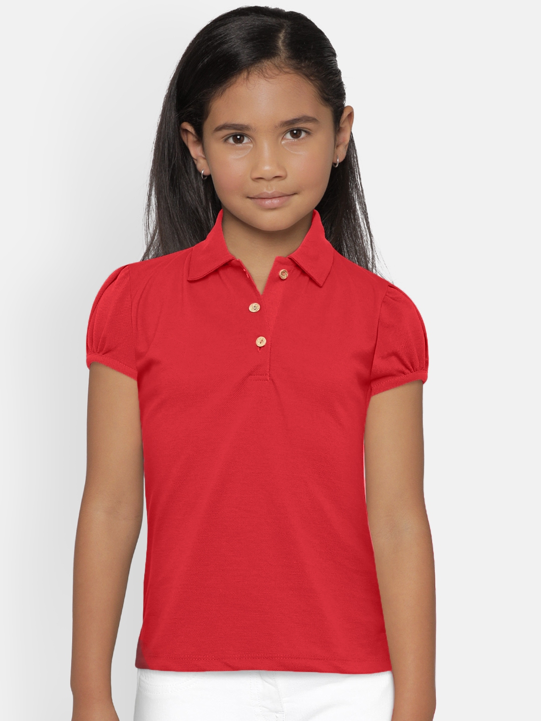 Plain red hotsell shirt for girls