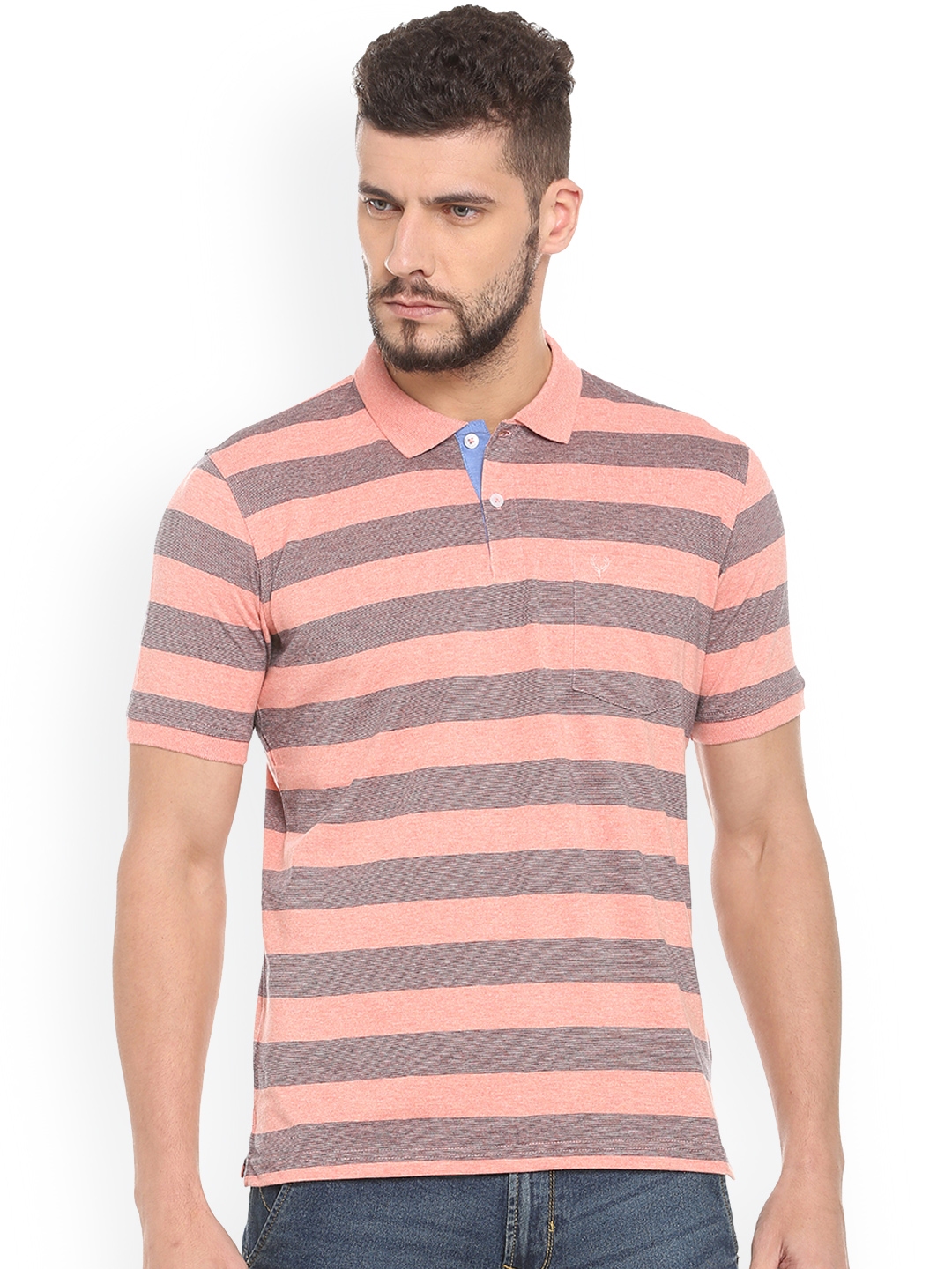 allen solly t shirts myntra