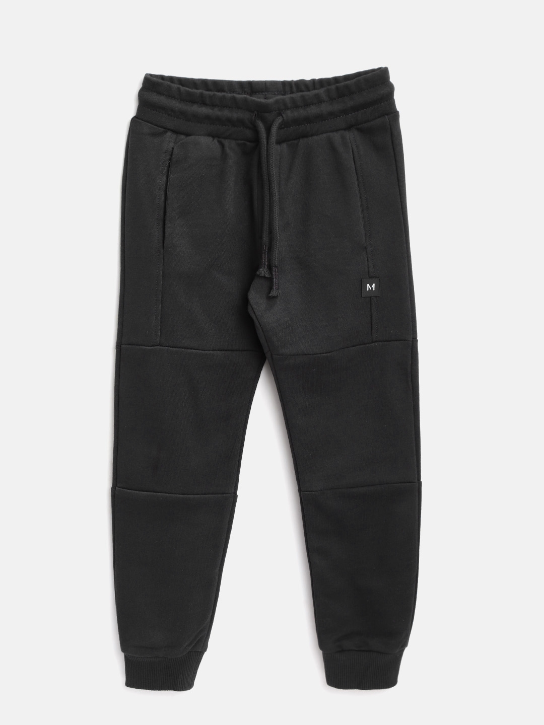 boys black joggers