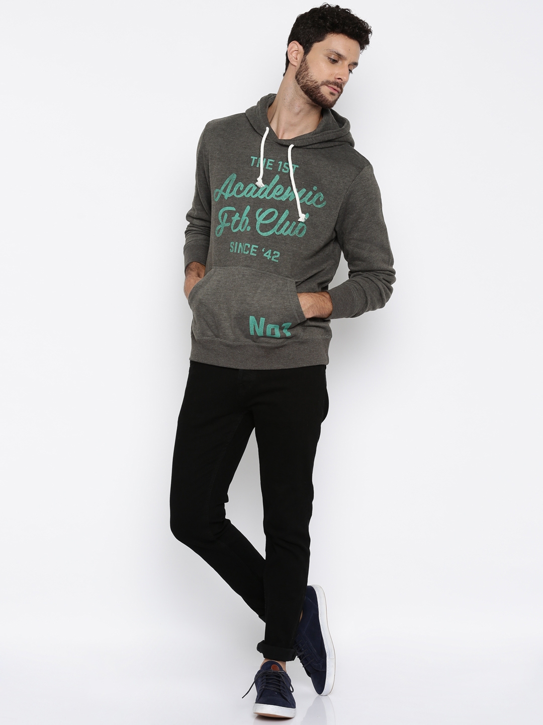 mens hoodies myntra