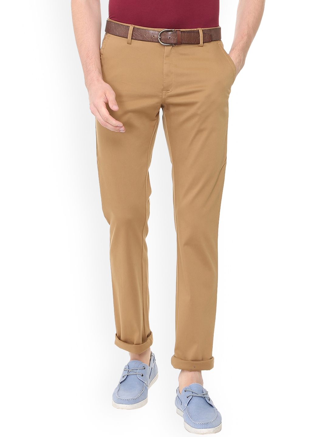 Buy Allen Solly Men Geometric Printed Slim Fit Trousers  Trousers for Men  23146788  Myntra