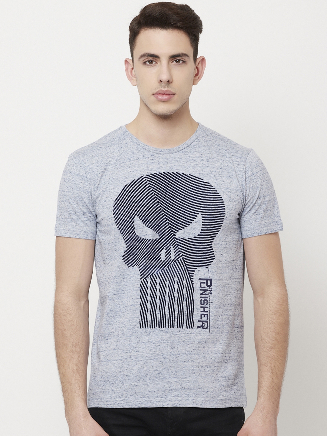 punisher t shirt myntra