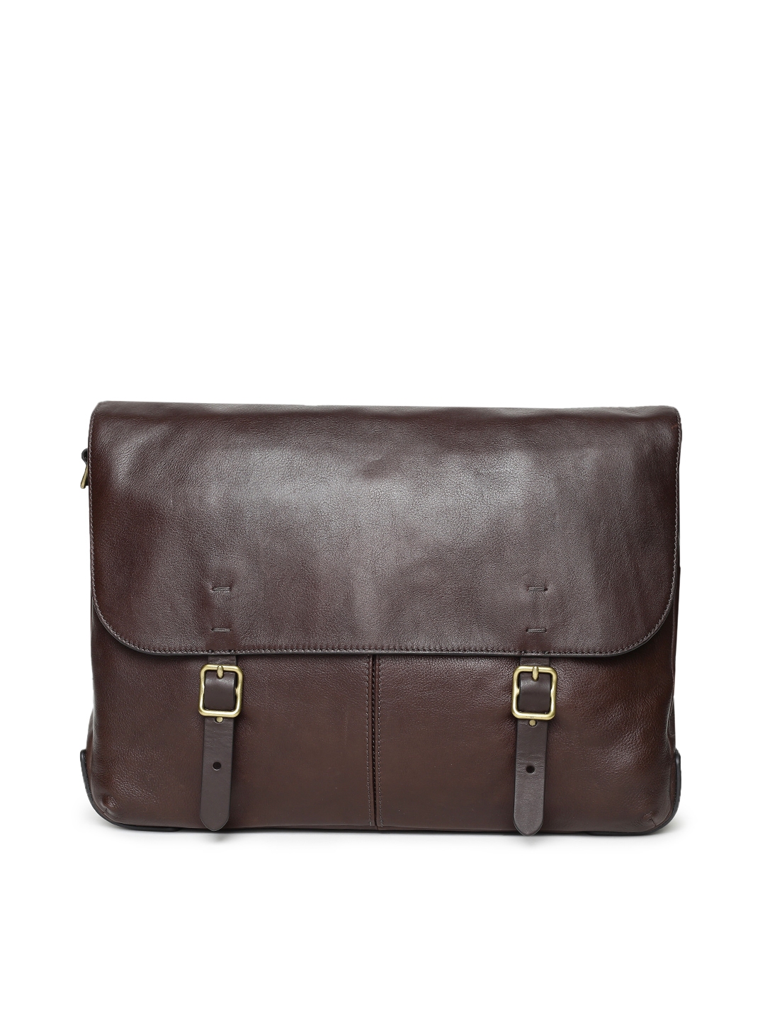 Buy Fossil Men Brown Solid Messenger Bag Messenger Bag for Men