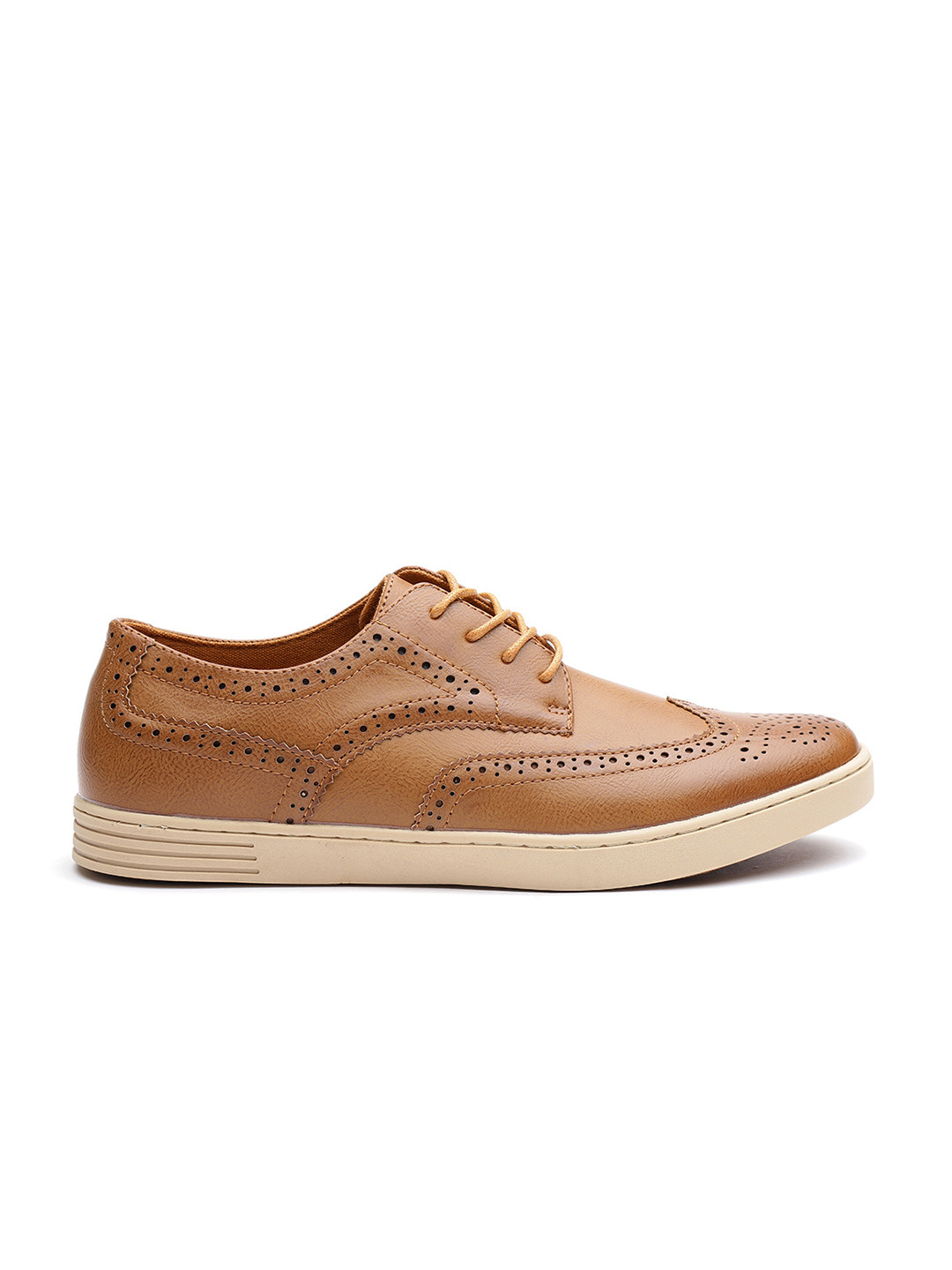 Buy Carlton London Men Tan Brown Brogues Casual Shoes for Men