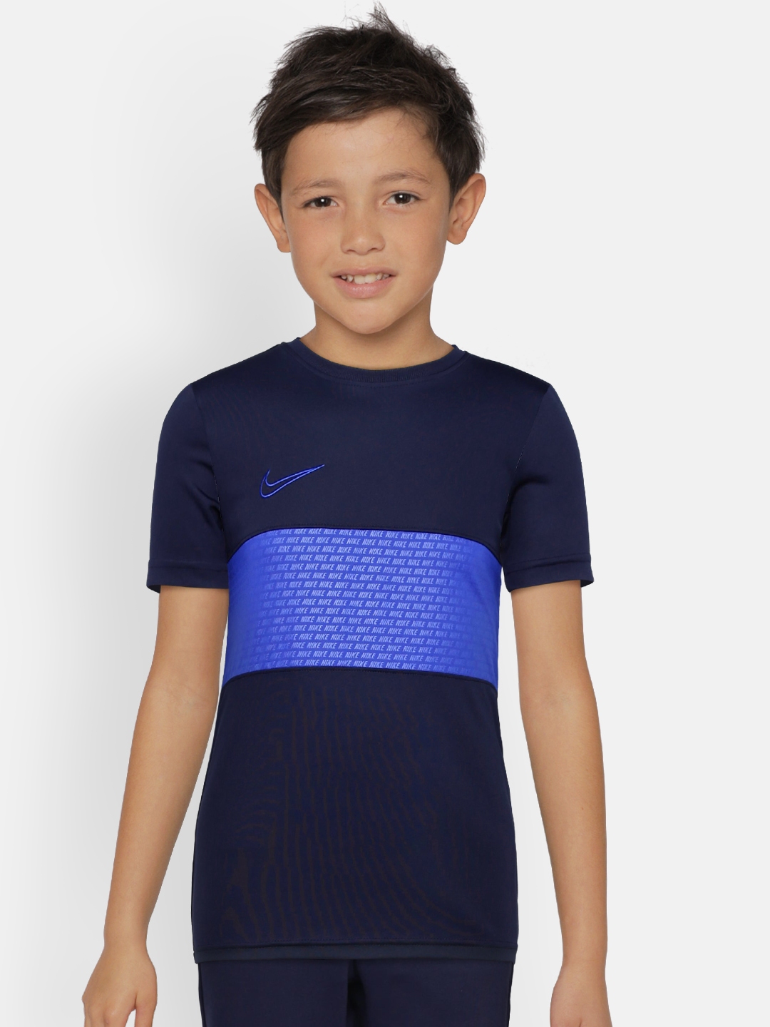 boys blue nike shirt