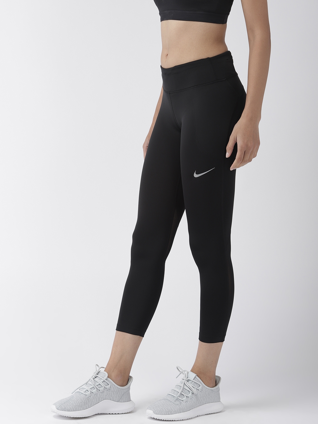 Buy Nike Women Black AS W NK FAST DRI FIT CROP Running Tights - Tights for  Women 9164483