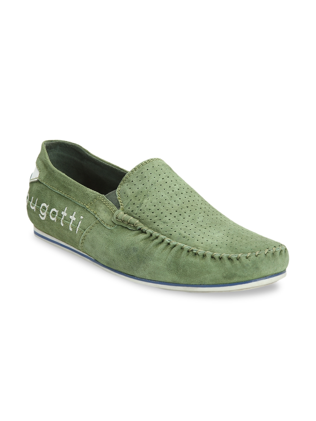 Buy Bugatti Men Green Loafers - Casual 