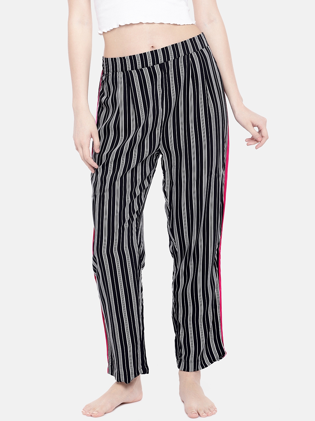 Black and best sale white striped pyjamas