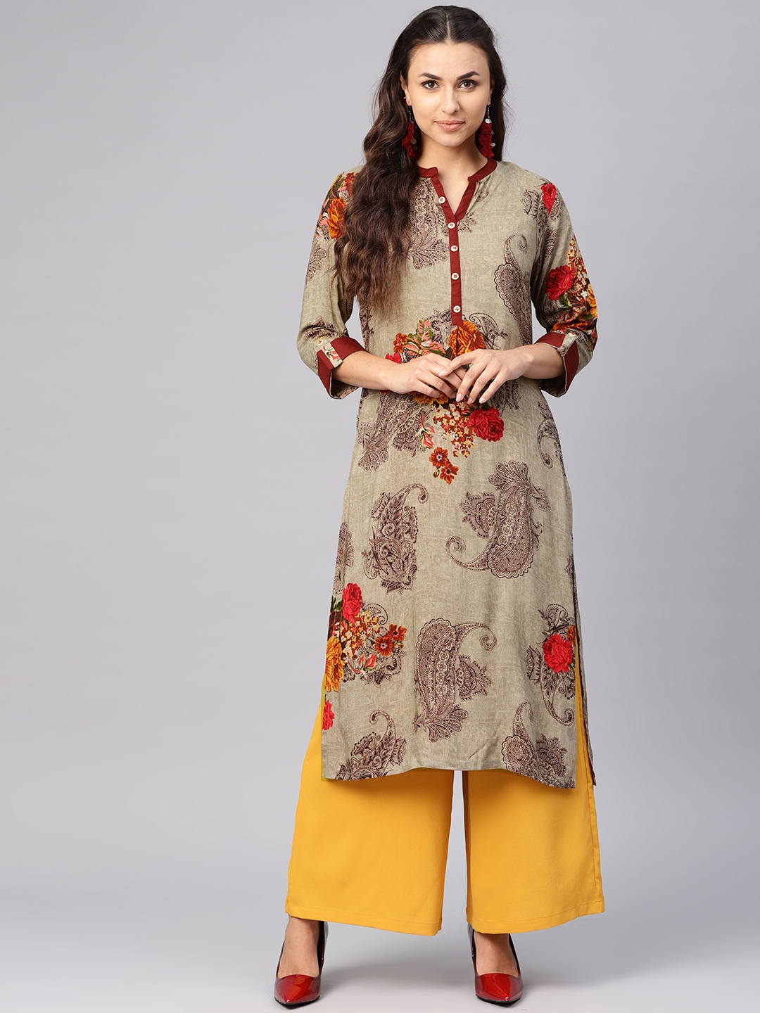shree women's straight kurta