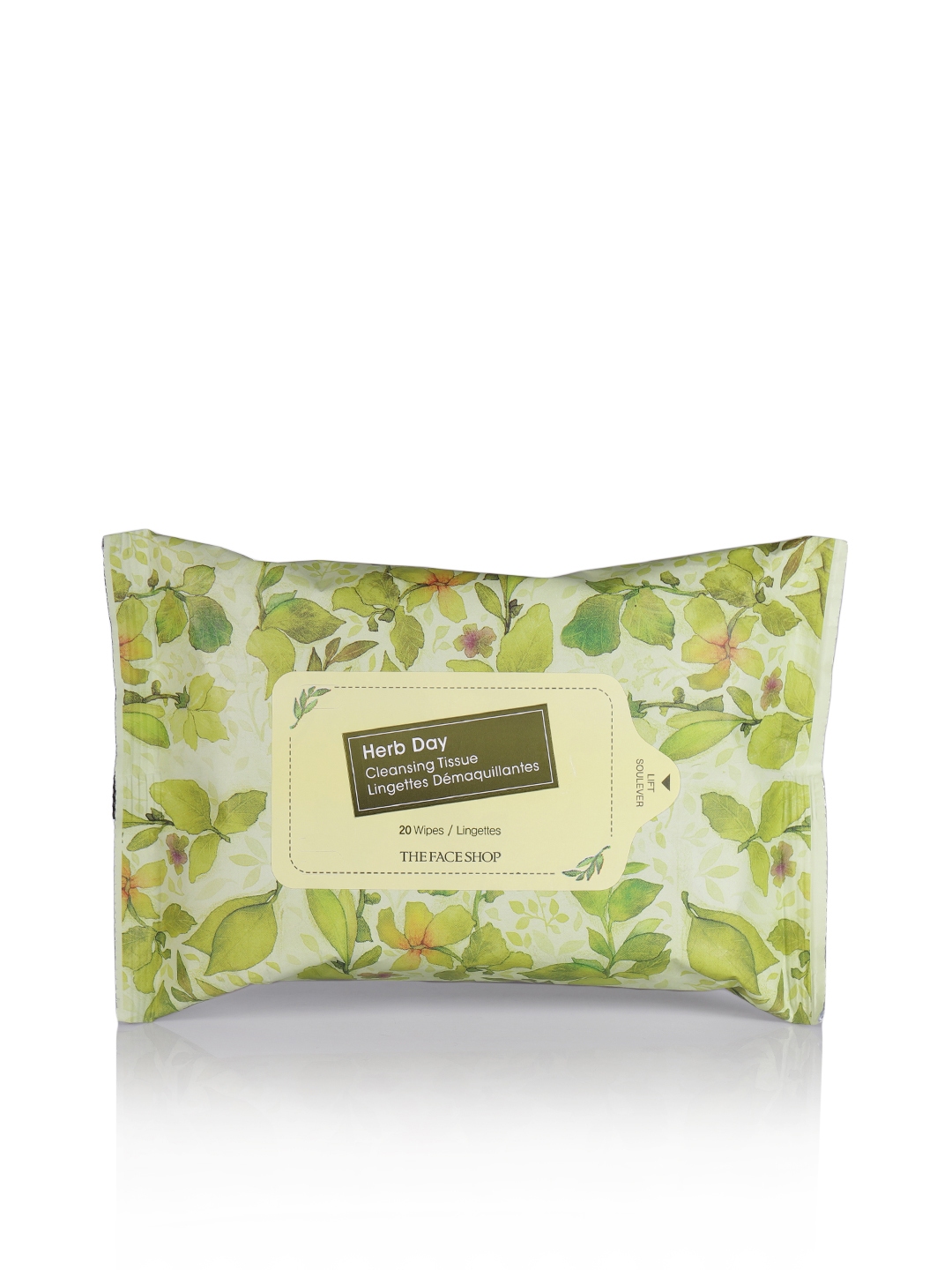 The Face Shop Unisex Herb Day Cleansing Tissue 20 Sheets