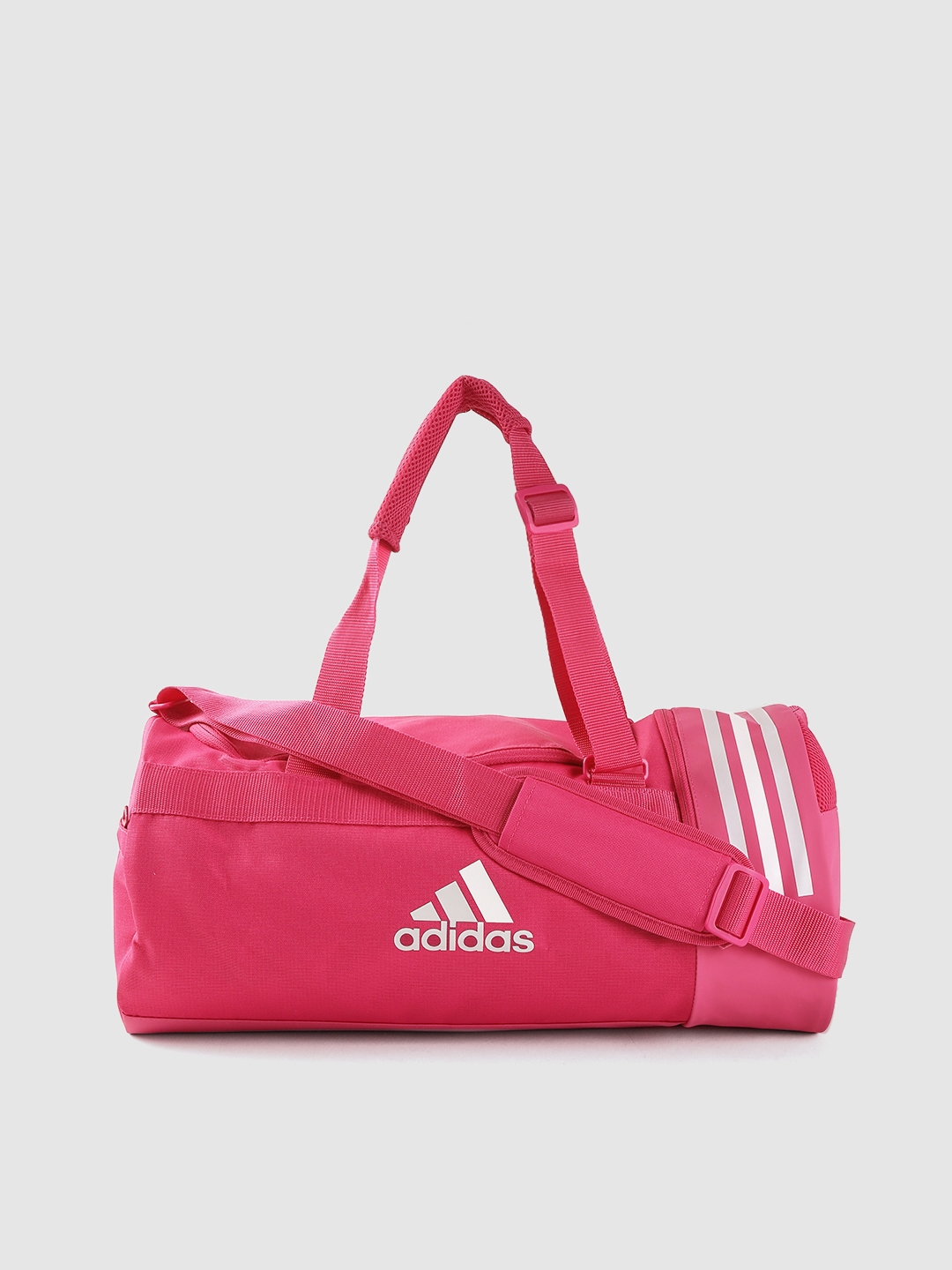 Buy ADIDAS Unisex Pink Convertible 3 Stripes S Training Duffel Bag cum Backpack Duffel Bag for Unisex 9203037 Myntra