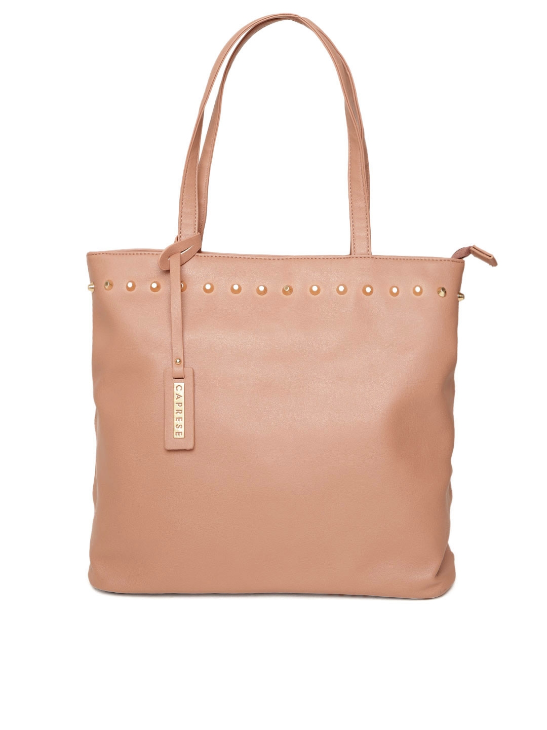 caprese peach handbag