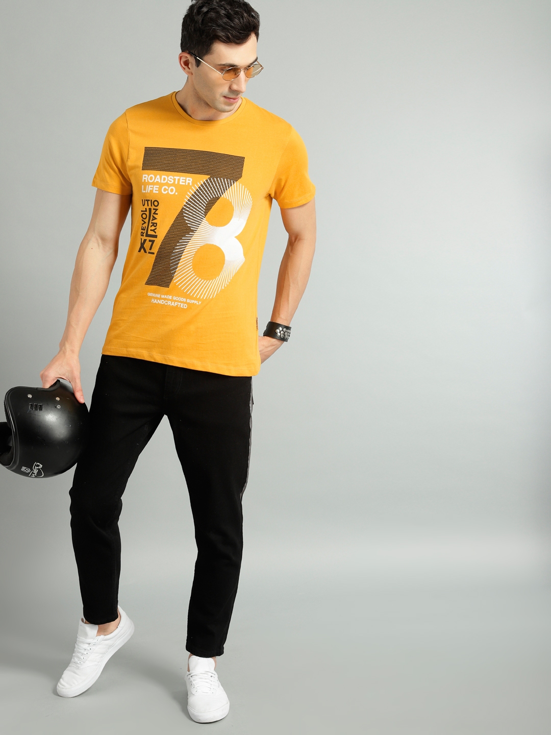 roadster yellow t shirt