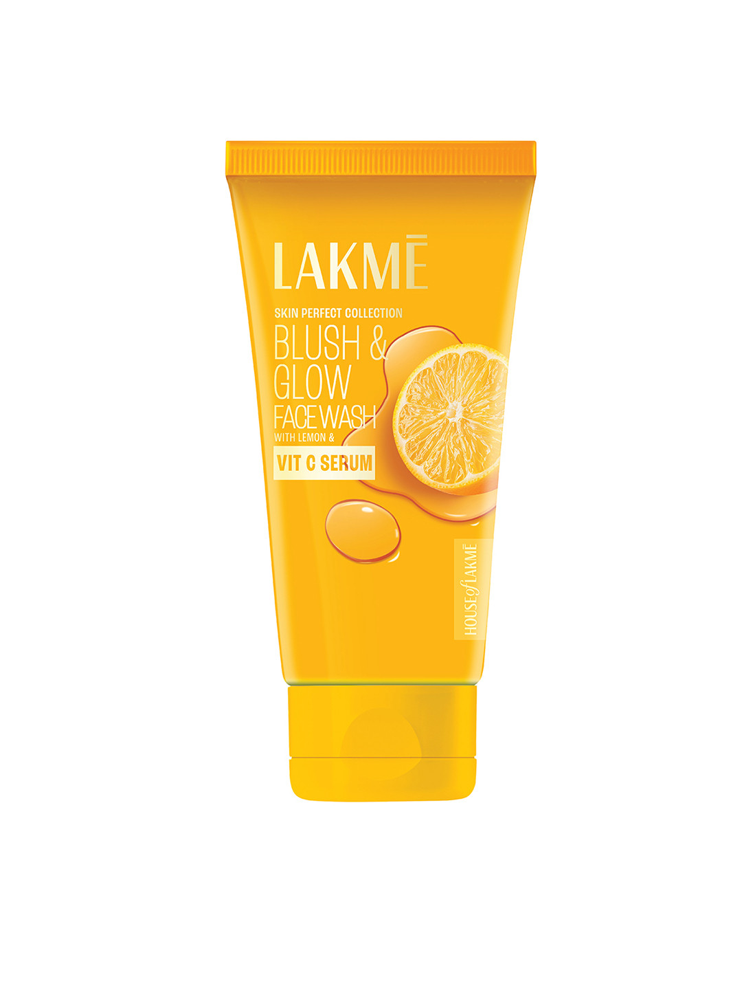 Lakme Blush & Glow Brightening Lemon Facewash with Vitamin C Serum - 100g