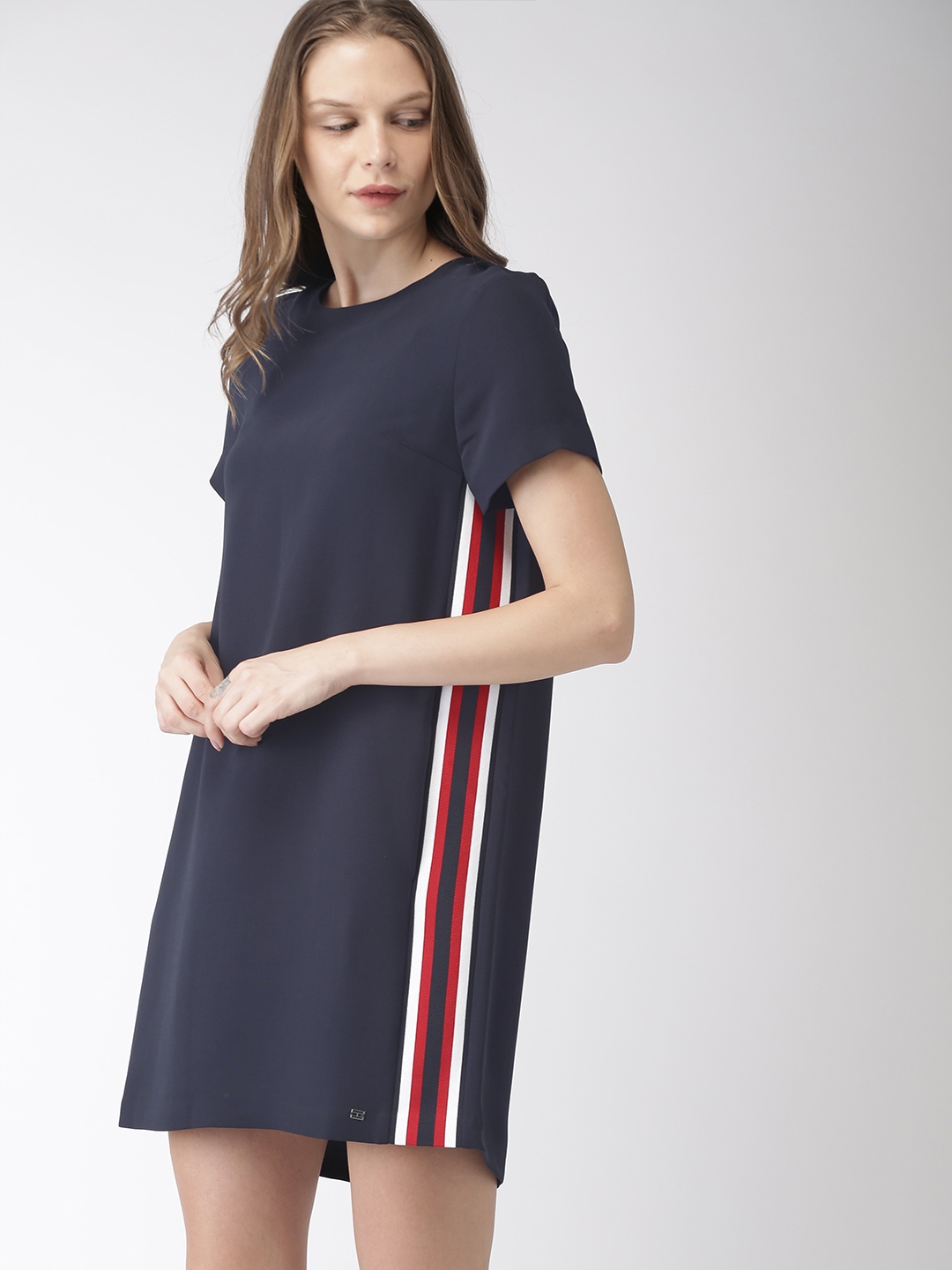 navy blue tommy hilfiger t shirt dress