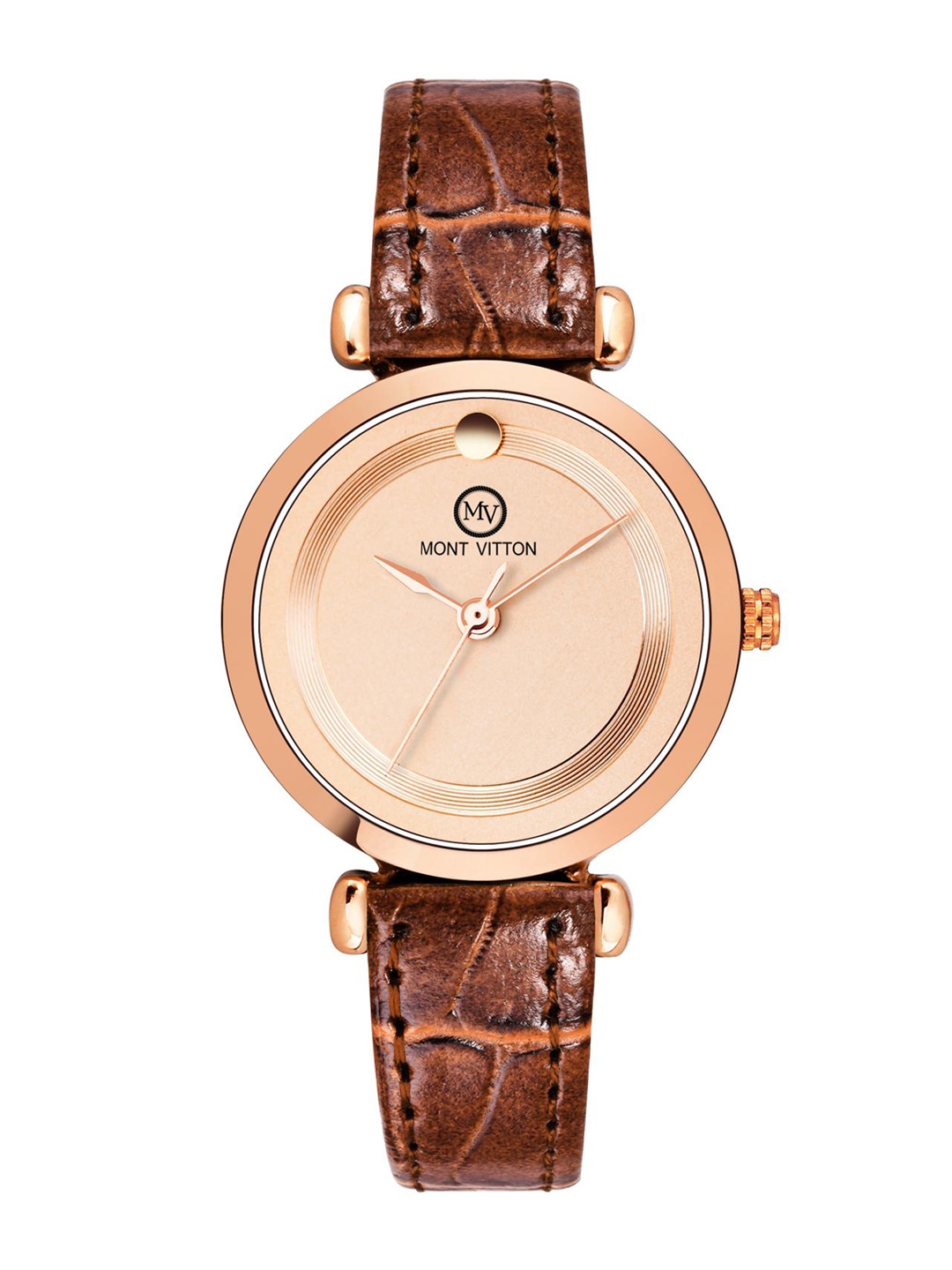MONTVITTON Women Rose Gold Analogue Watch MV11008