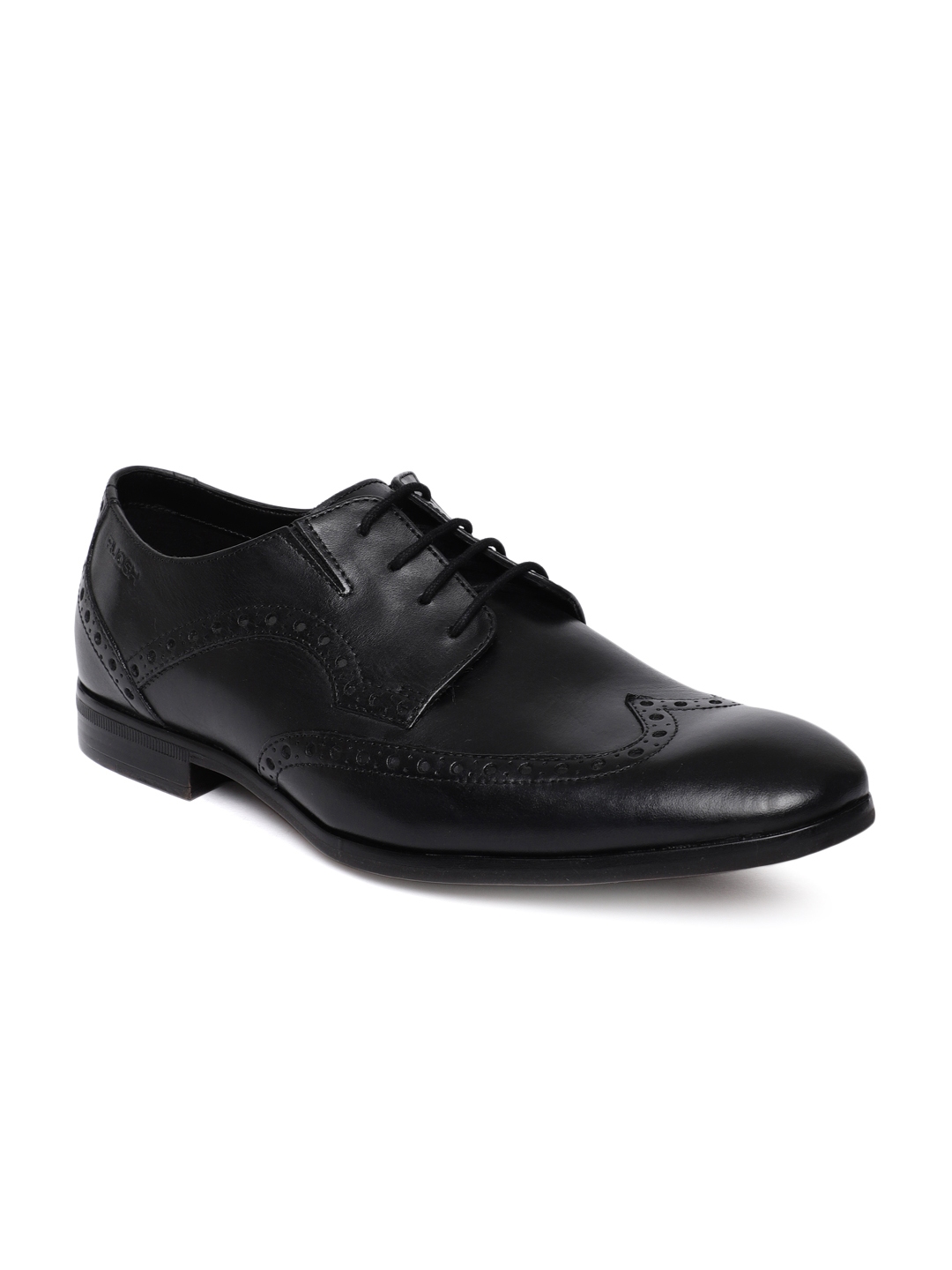 Buy Ruosh Men Black NULL Formal Leather Brogues Formal Shoes for