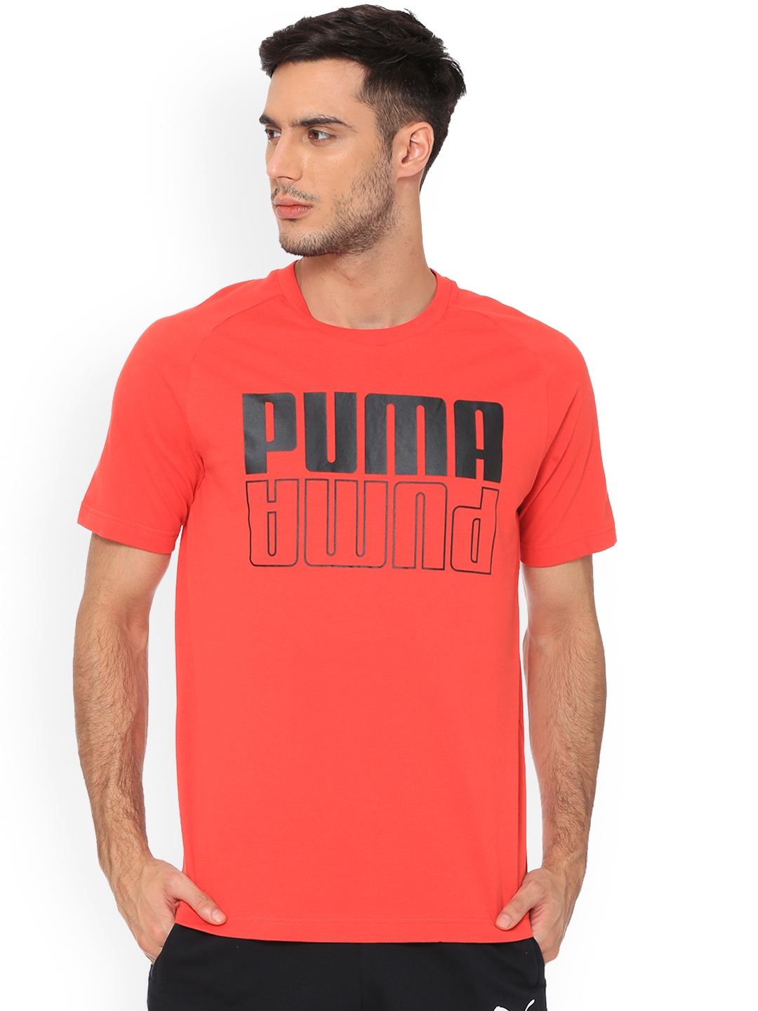 puma round neck t shirts full sleeve