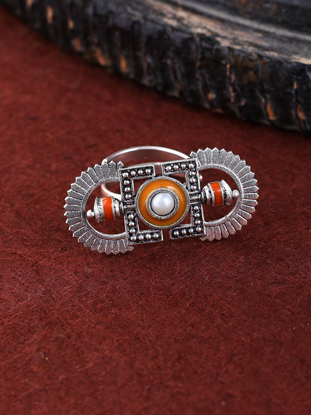 Sanwari Tribal Motif Finger Ring
