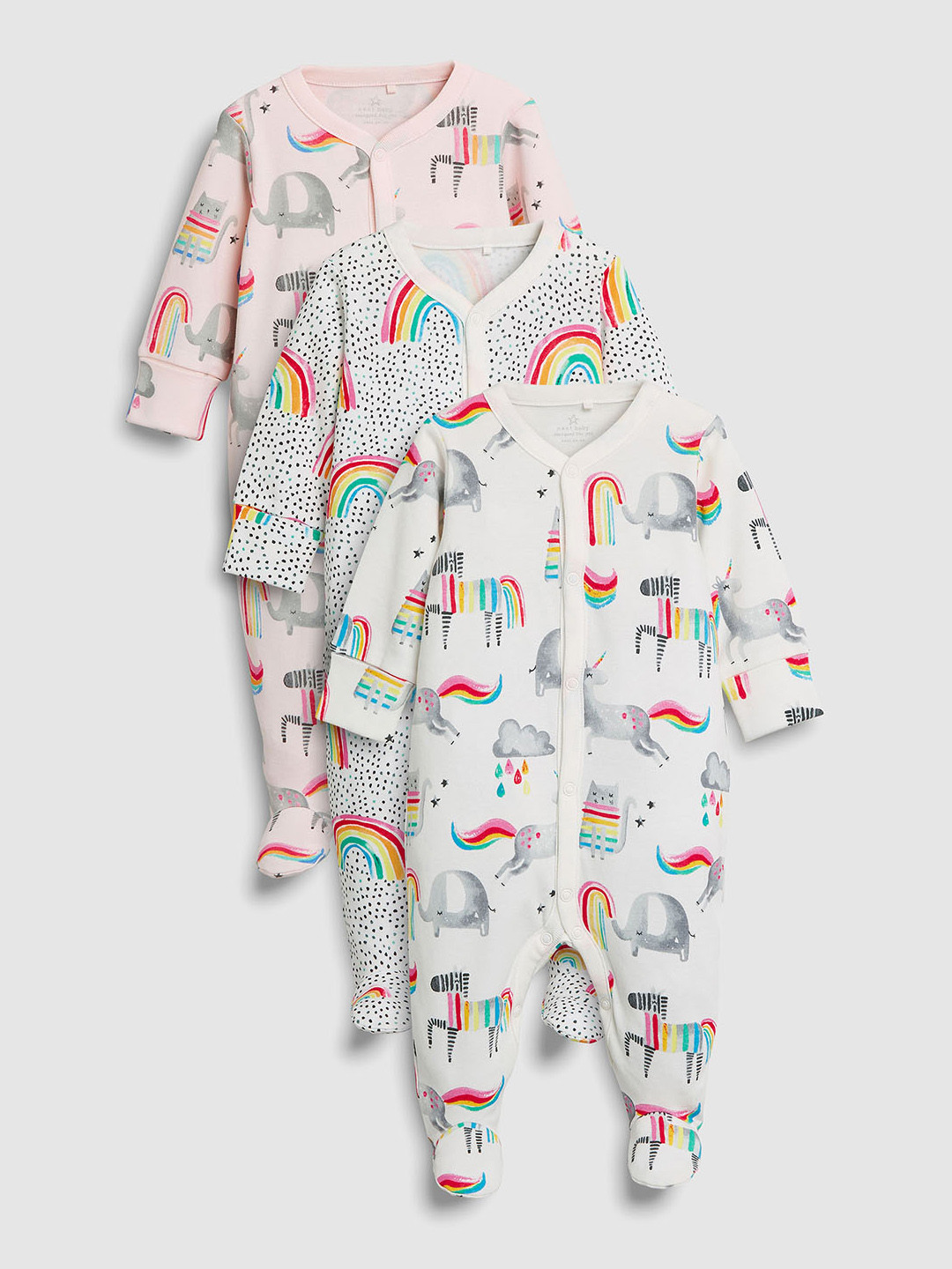 next rainbow sleepsuit