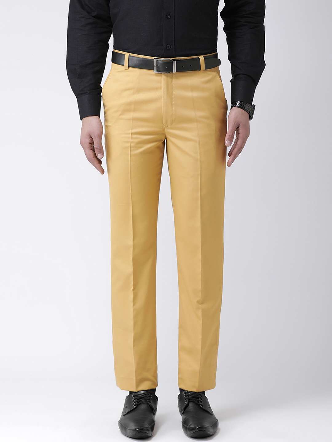 Buy Arrow Tailored Regular Fit Heathered Formal Trousers  NNNOWcom