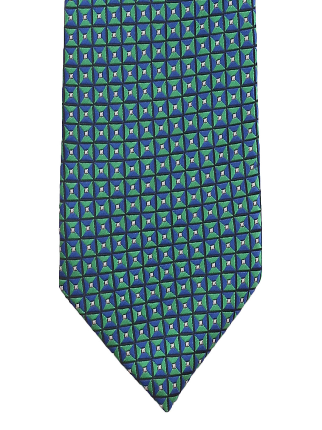 PELUCHE Green Checked Broad Tie
