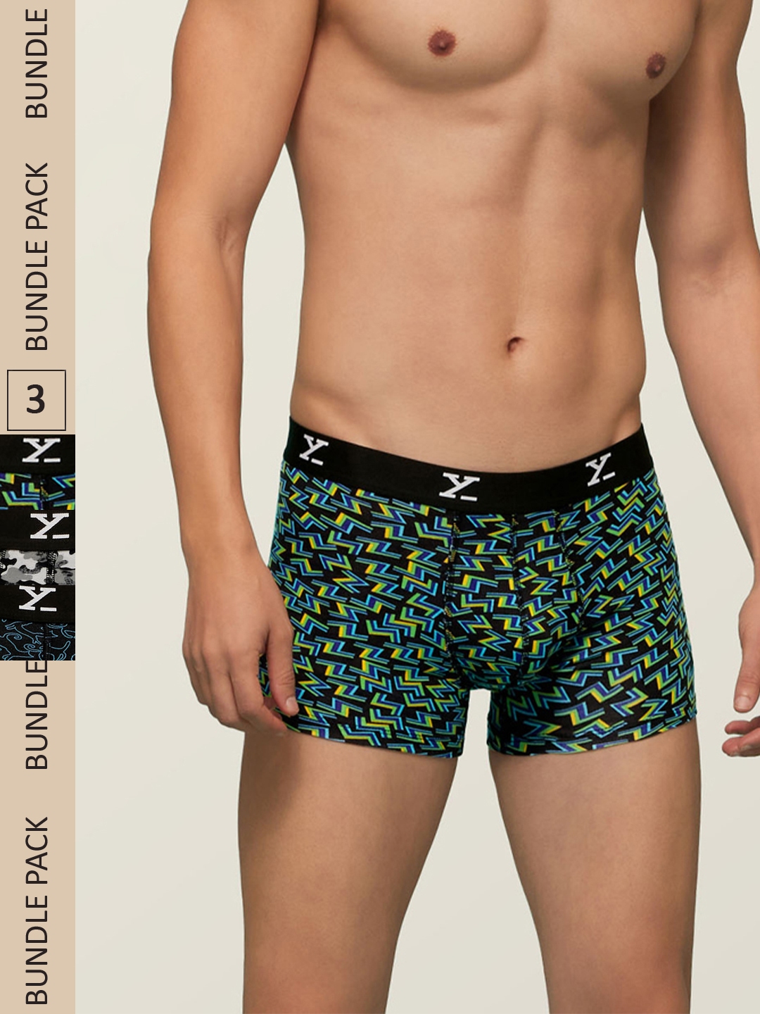 Buy XYXX Pack of 5 Intellisoft Micro Modal Dynamo Men Trunks