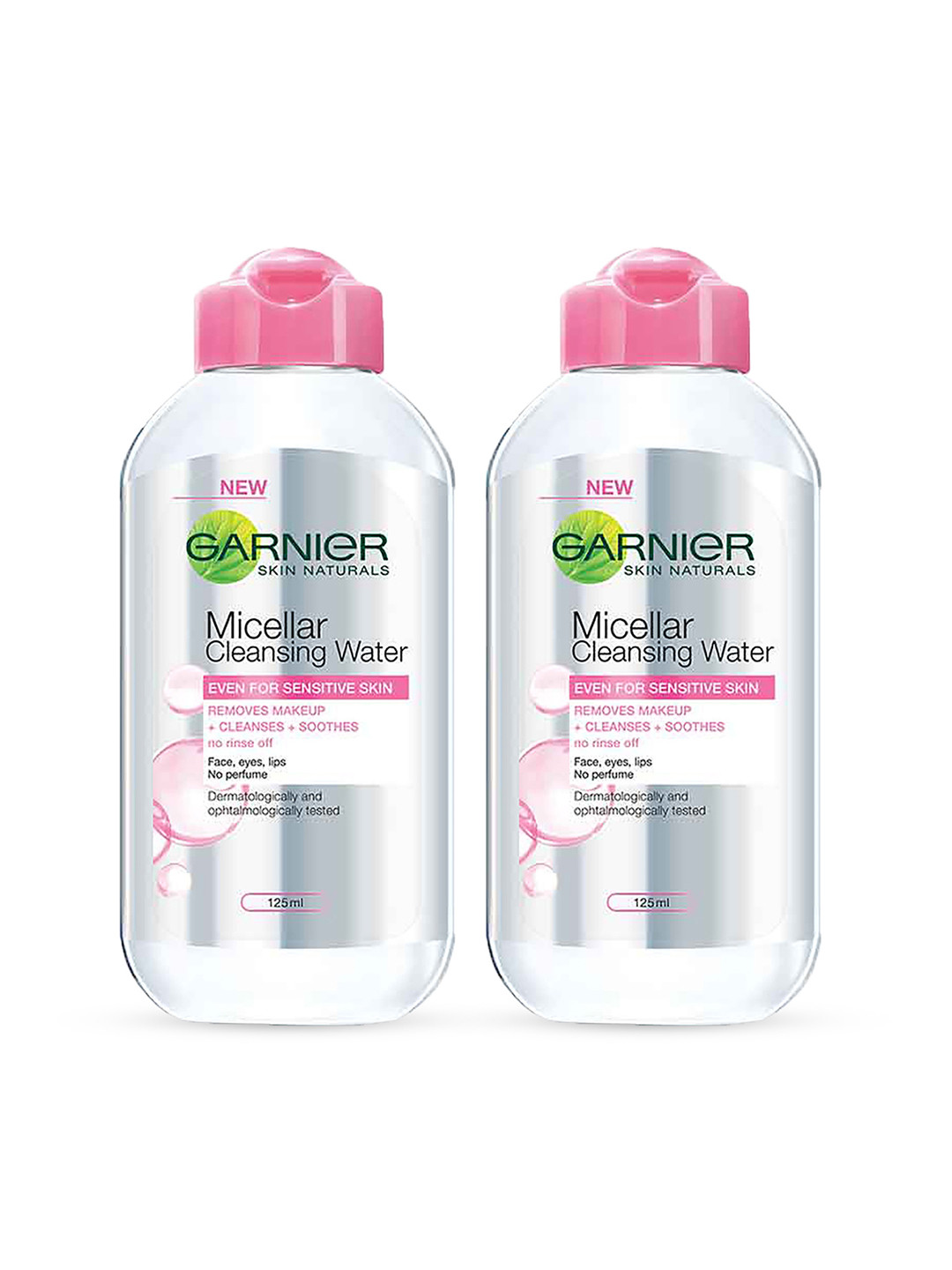 Garnier Set of 2 Skin Naturals Micellar Cleansing Water - 125 ml Each