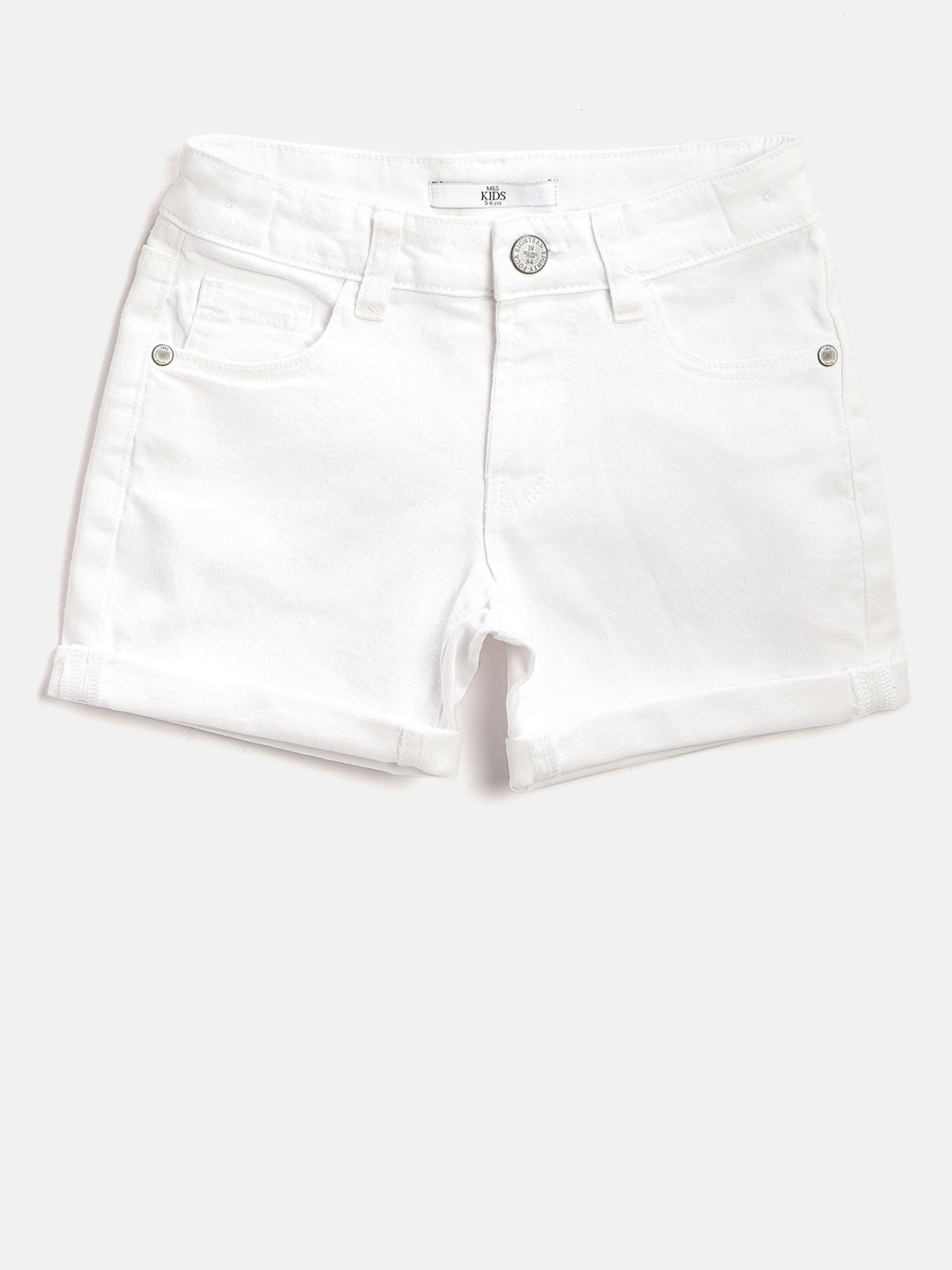 next girls white shorts