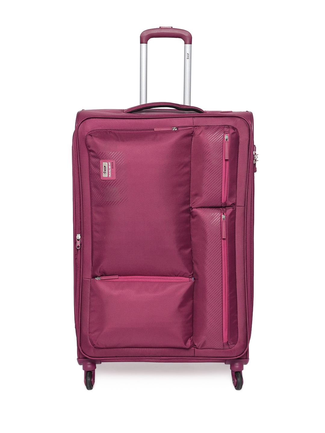 Buy VIP Unisex Maroon STAX 4W EXP STROLLY 82 BERRY Trolley Bag Trolley Bag for Unisex 9360653 Myntra