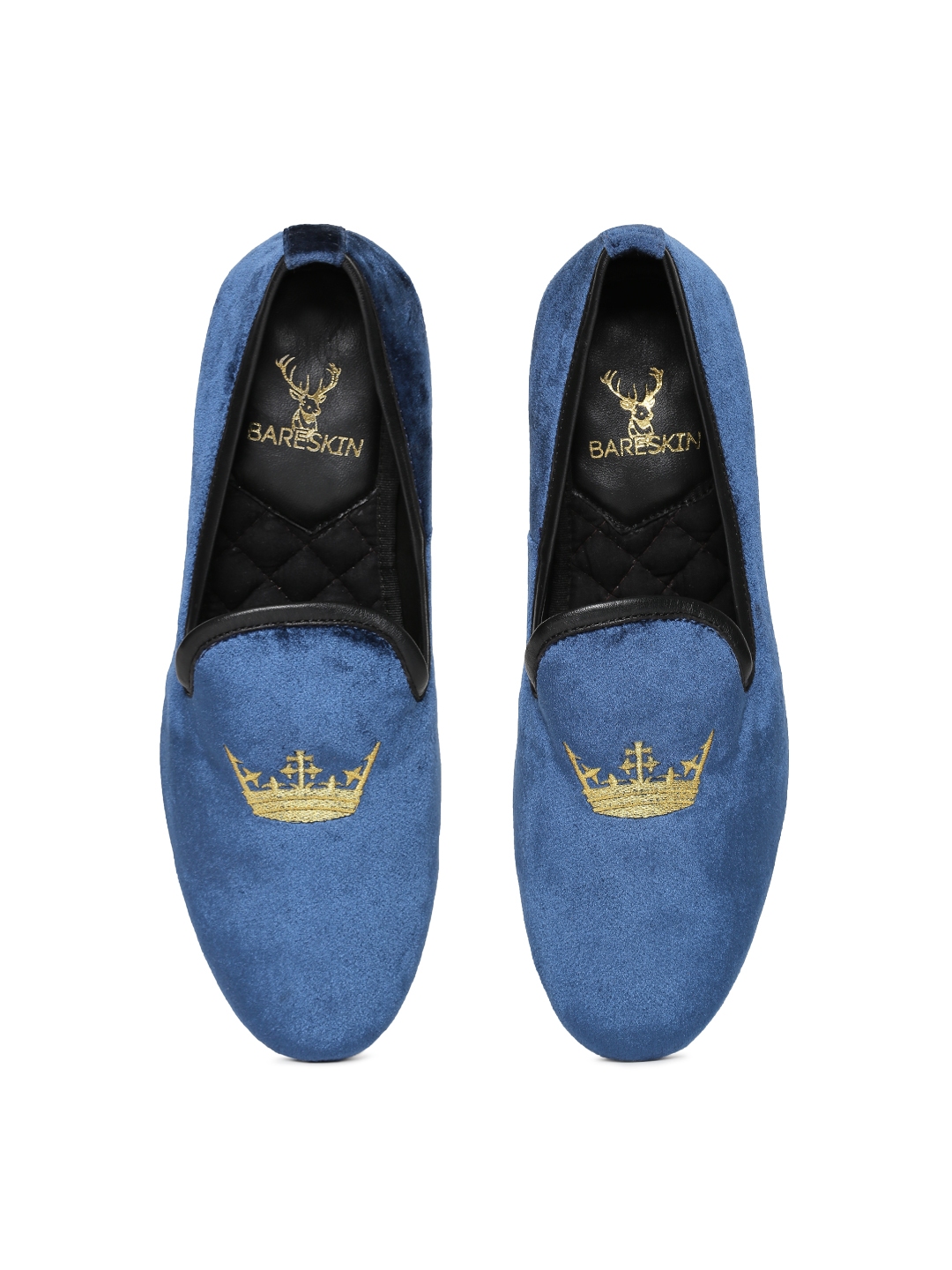 teal blue loafers