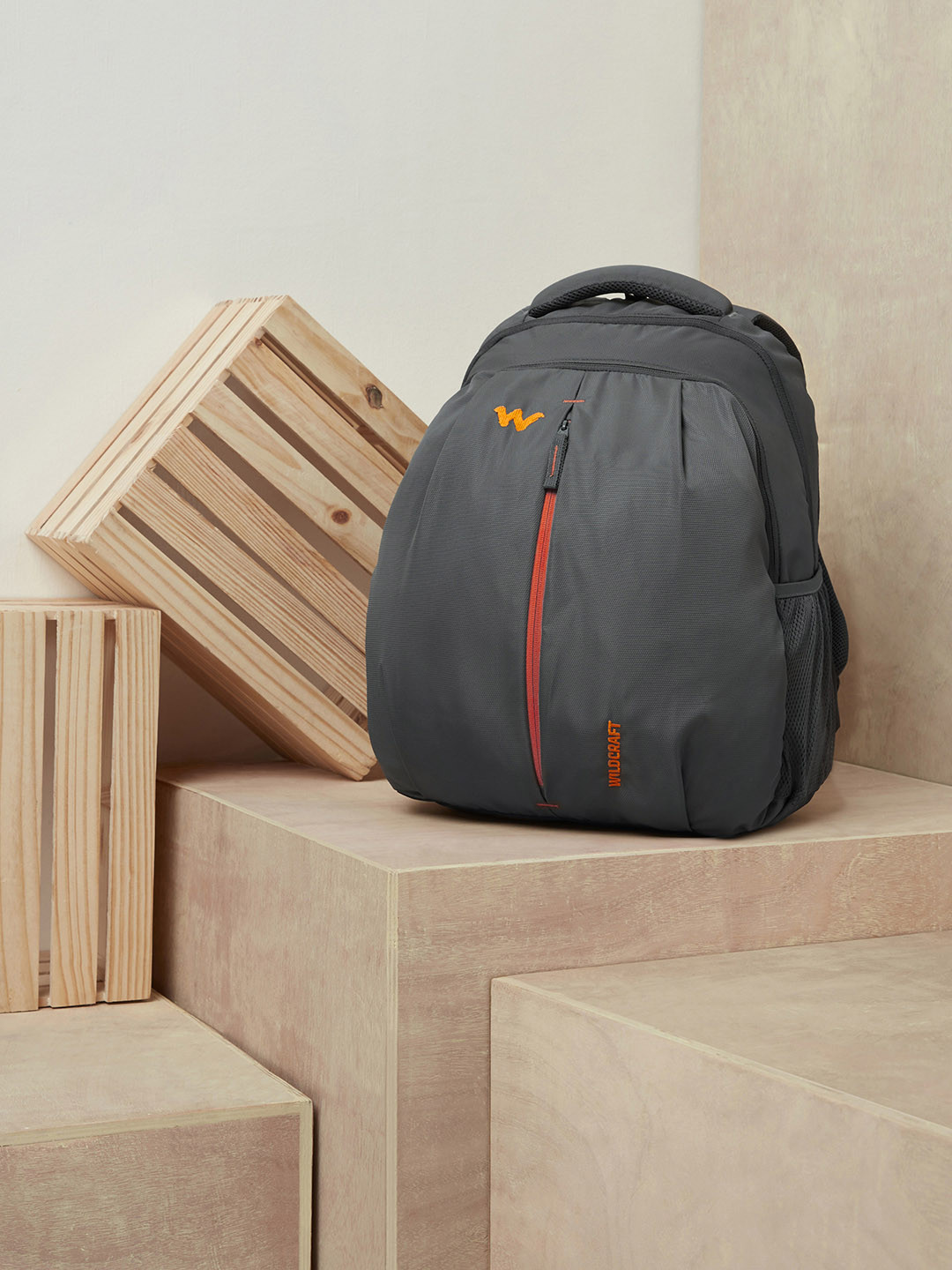 Wildcraft Unisex Grey Backpack 3 Solid Backpack