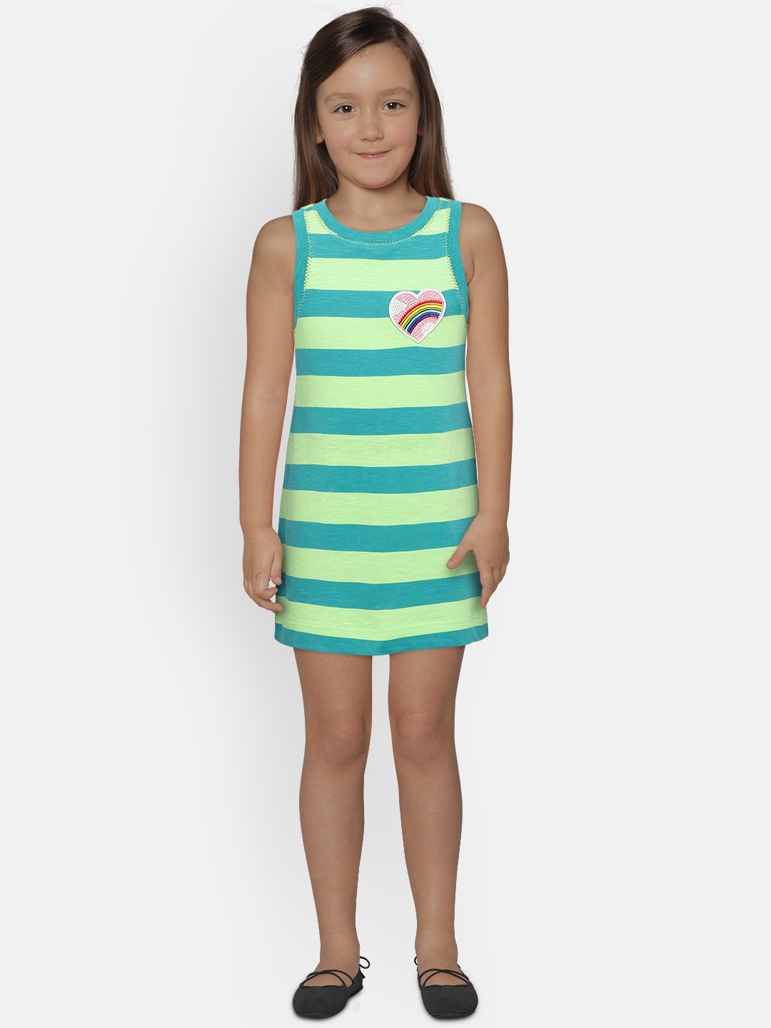 turquoise shift dress
