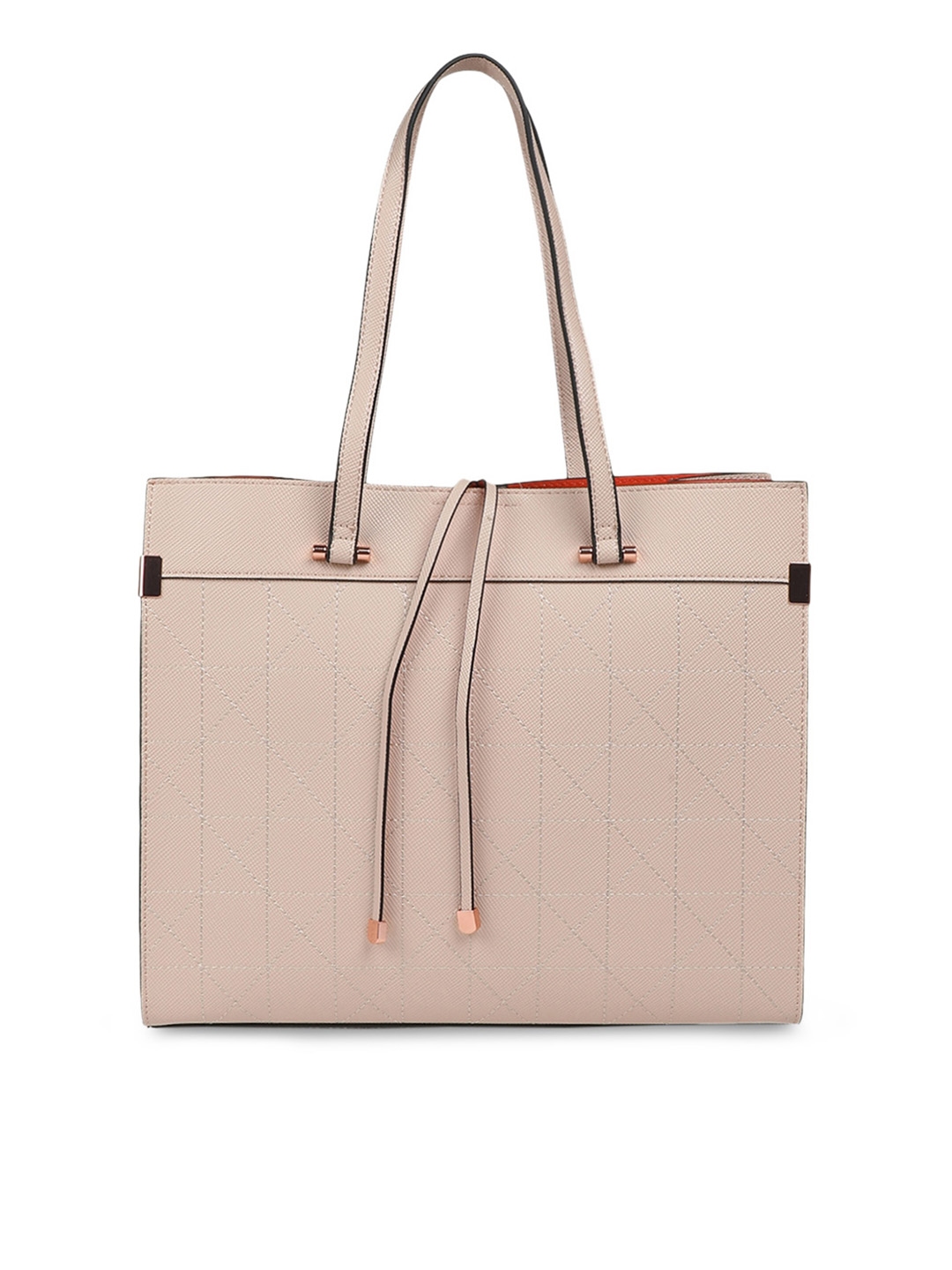 ALDO Nude Coloured Solid Shoulder Bag