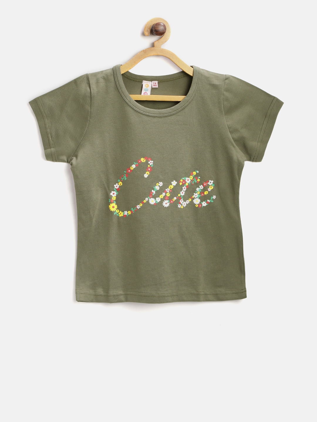 Girls green hotsell t shirt