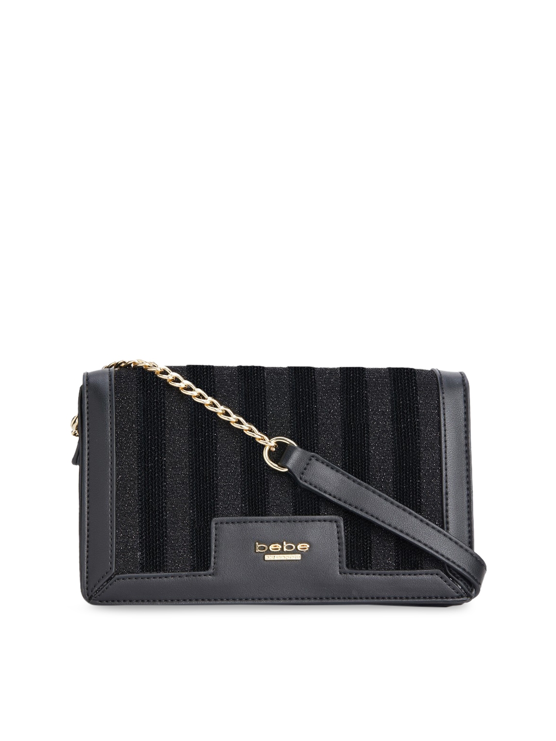 Buy Bebe Black Embellished Sling Bag Handbags For Women Myntra