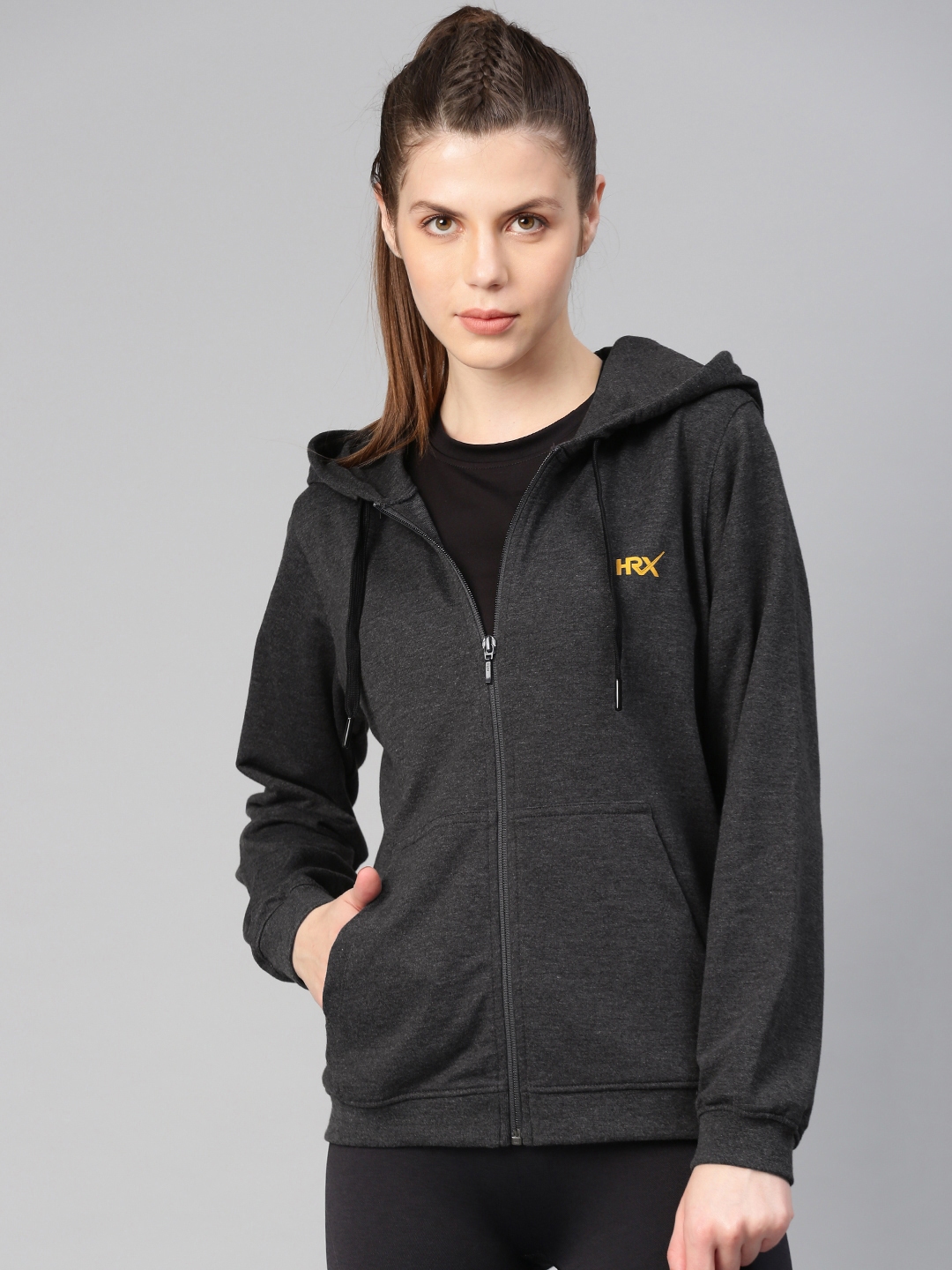 Hrx hooded sweatshirt sale