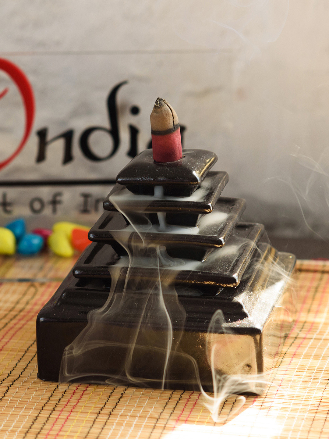 eCraftIndia Brown Smoke Fountain Showpiece