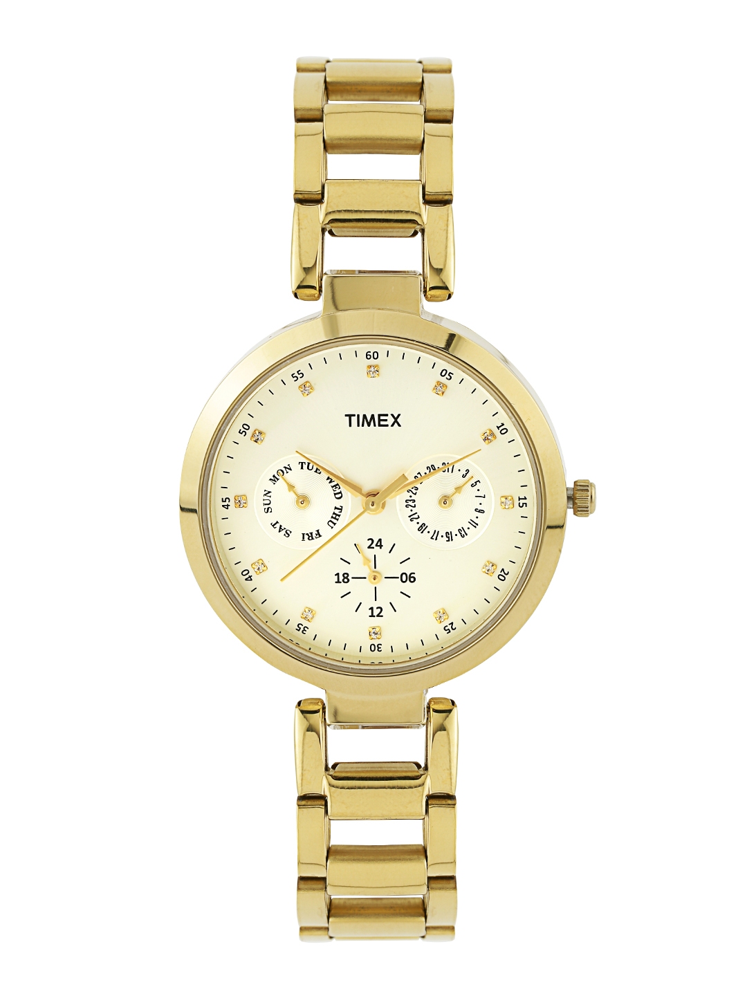 Timex Women Silver Toned Dial Watch TW000X208