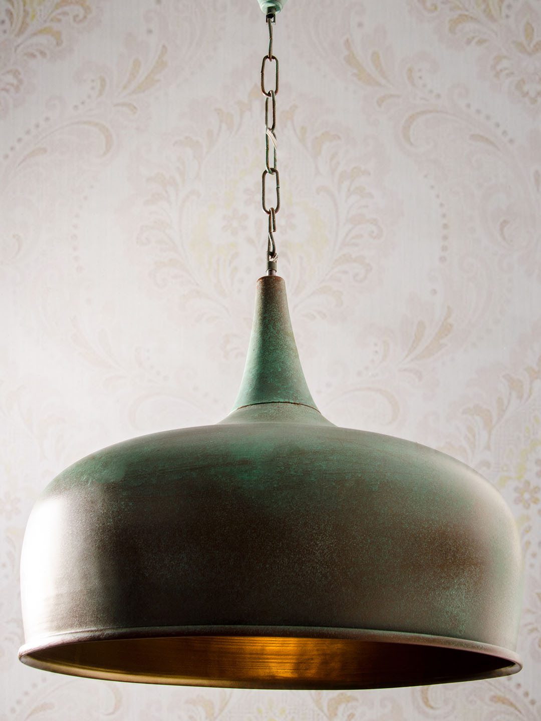 Fos Lighting Green Solid Hanging Light