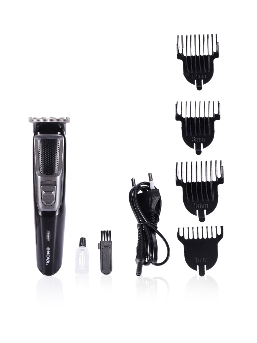 NOVA NHT 1078 Titanium Coated USB 5 Length Settings Cordless - 30 Min Runtime Trimmer