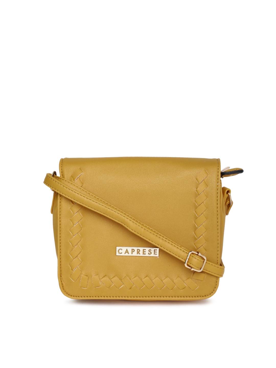 Caprese yellow sling bag hotsell